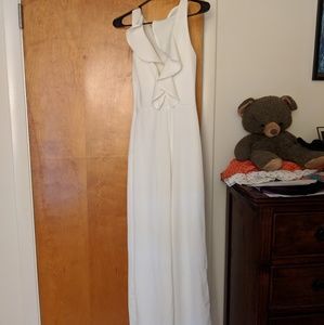 LuLu's White Jumpsuit in S